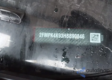 2017 Ford Edge Titanium z USA, uszkodzony, nr VIN 2FMPK4K93HBB90846